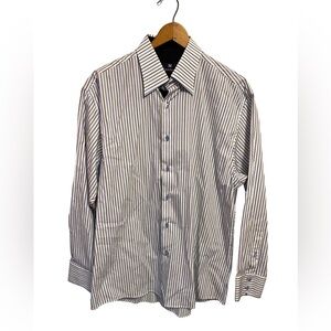 Marcello Sport Men’s Long Sleeve Button‎ Up Dress Shirt Size Large